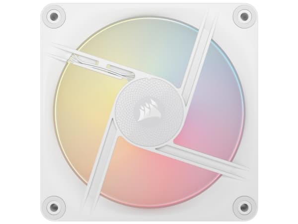 CORSAIR iCUE Link LX120-R RGB - Kabinettvifte - omvendt blad - 120 mm - hvit