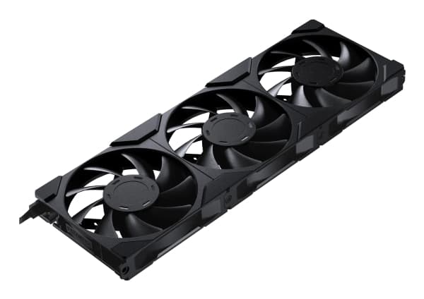 PHANTEKS M25 Gen2 PWM-fläkt, 3-pack - 120 mm, svart