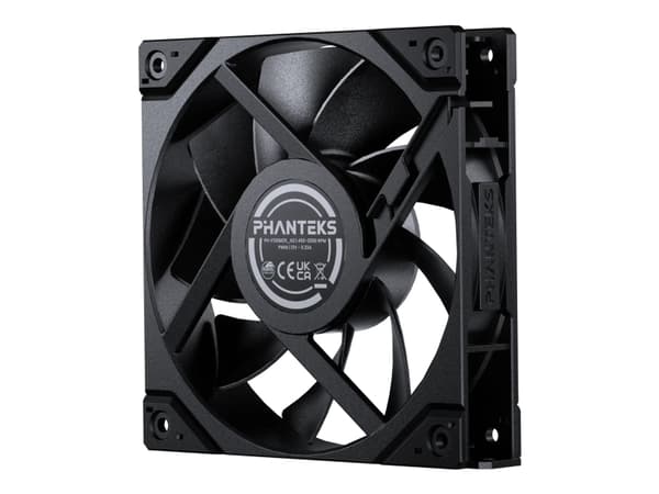 PHANTEKS M25 Gen2 PWM-fläkt, 3-pack - 120 mm, svart