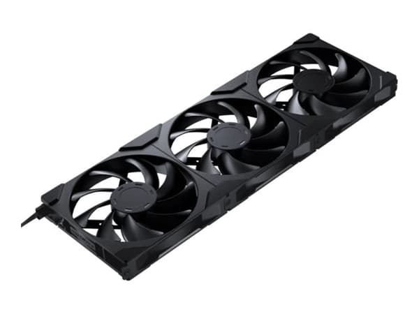 PHANTEKS M25 Gen2 PWM-fläkt, 3-pack - 140 mm, svart