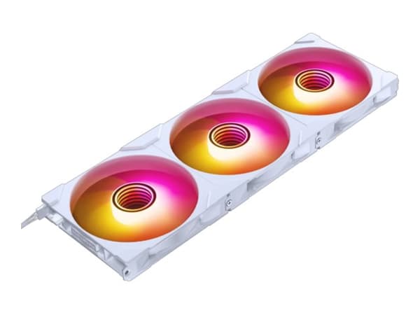 PHANTEKS M25 Gen2 PWM D-RGB viftepakke med 3 - omvendt blad, 140 mm, hvit