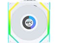 Miniatyrbilde 4 av 4: Lian Li UNI FAN SL Wireless LCD 120, Vifte, 12 cm, Hvit