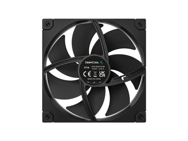 DeepCool FT14, Fan, 14 cm, 78,83 cfm, Svart