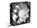 Miniatyrbilde 2 av 2: Sharkoon SHARK Mirror RGB PWM REVERSE, Vifte, 12 cm, 500 RPM, 1500 RPM, 99,52 m³/t, Sort