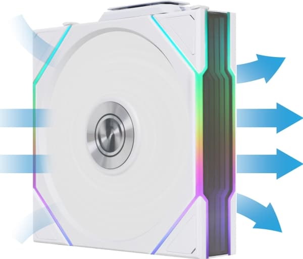 Lian Li Uni Fan TL Wireless Lüfter ARGB PWM - 120 mm weiß, Fan, 12 cm, Vit