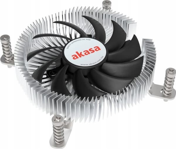 Akasa - CPU-kylare - extra säker, ultra-låg profil, tunn Mini-ITX - (för: LGA1700) - aluminium - 75 mm