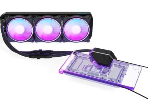Alphacool Eiswolf 2 AIO, Allt-i-ett vätskekylare, 12 cm, 119,8 m³/h, Svart, Transparent Svart, Transparent