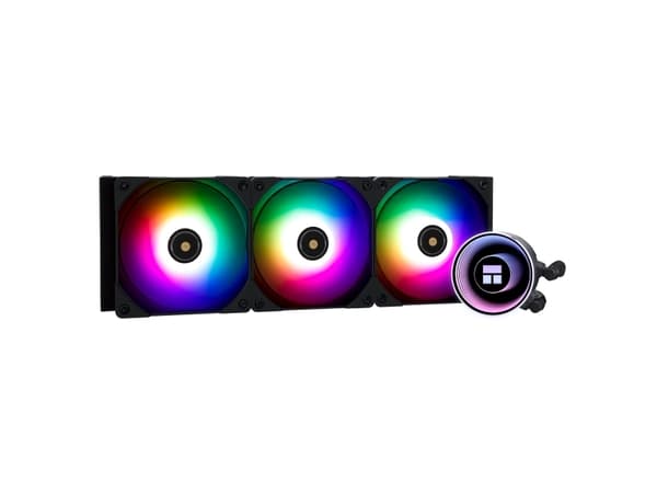 Thermalright Frozen Notte 360 ARGB V2, alt-i-ett væskekjøler, 12 cm, svart Sort