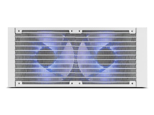 NOX X-240 LCD, Luftkylare, 12 cm, 2000 rpm, 31,6 dB, 65,54 kubikfot/min, Vit