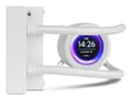 Miniatyrbild 5 av 5: NOX X-240 LCD, Luftkylare, 12 cm, 2000 rpm, 31,6 dB, 65,54 kubikfot/min, Vit