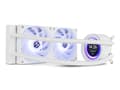 Miniatyrbild 2 av 5: NOX X-240 LCD, Luftkylare, 12 cm, 2000 rpm, 31,6 dB, 65,54 kubikfot/min, Vit