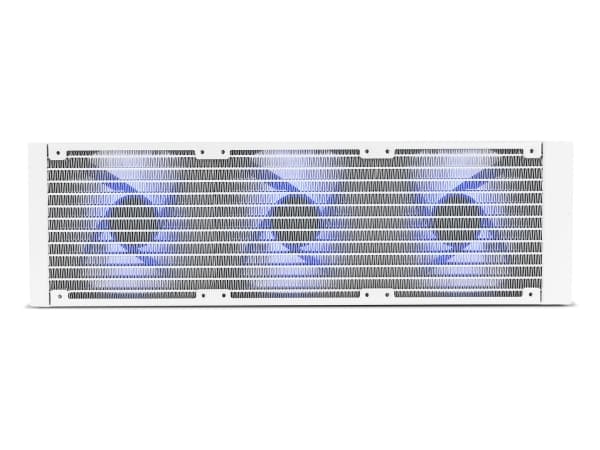 NOX X-360 LCD, Luftkylare, 12 cm, 2500 rpm, 31,6 dB, 65,54 kubikfot/min, Vit