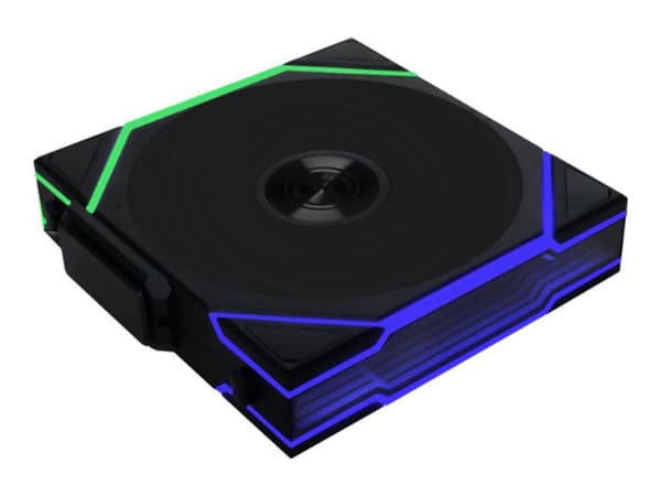 Lian Li UNI FAN TL LCD Wireless 120 - Lådfläkt - 120 mm - svart