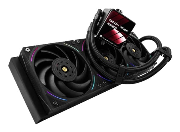 Thermalright Frozen Vision 360, All-in-one liquid cooler, 12 cm, 2150 RPM, Black