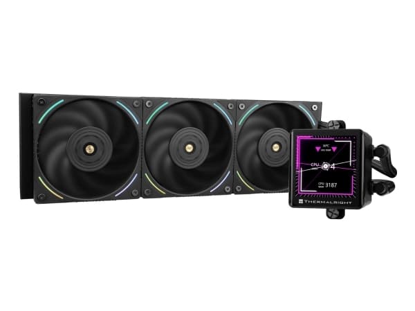 Thermalright Frozen Vision 360, All-in-one liquid cooler, 12 cm, 2150 RPM, Black