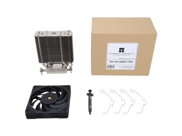 Thermalright TA120 EX TR4, VGA-kylare, 12 cm, 3150 RPM, Grå