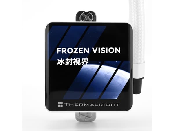 Thermalright Frozen Vision 360, Alt-i-ett væskekjøler, 12 cm, 2150 RPM, Hvit