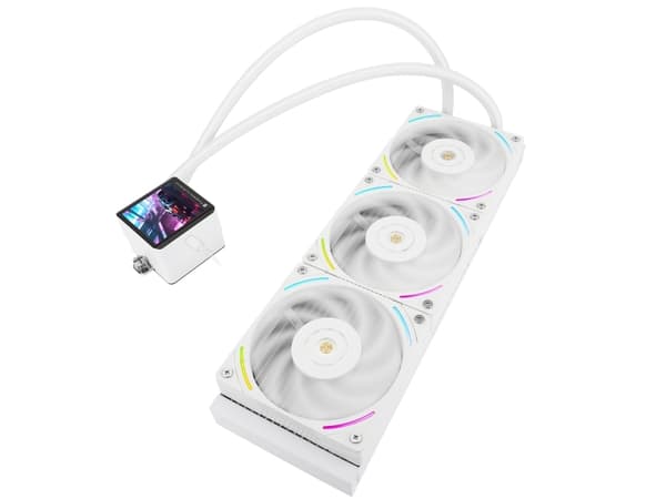 Thermalright Frozen Vision 360, Alt-i-ett væskekjøler, 12 cm, 2150 RPM, Hvit