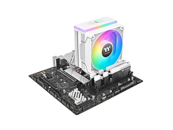 Thermaltake ASTRIA 200, Luftkylare, 12 cm, 500 RPM, 1800 RPM, Vit