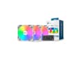 Miniatyrbilde 1 av 2: Montech GF120 PWM ARGB vifte, 3-pakning - 120mm, hvit