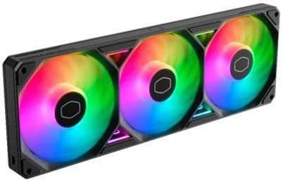 Cooler Master SickleFlow Edge 360 ARGB, Ventilator, 12 cm, 690 rpm, 2500 rpm, 322,8 m³/t, Sort