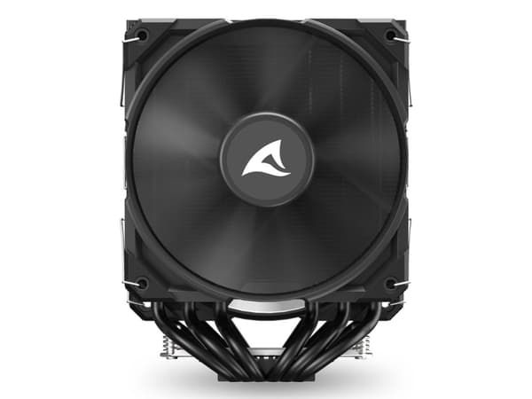 Sharkoon A60, Luftkjøler, 12 cm, 500 RPM, 1800 RPM, 121,55 m³/t, Sort