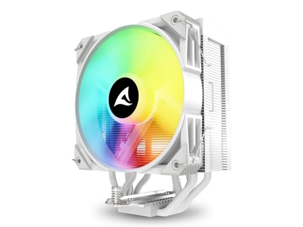 Sharkoon A50 RGB, Luftkjøler, 12 cm, 500 RPM, 1800 RPM, 121,55 m³/t, Hvit
