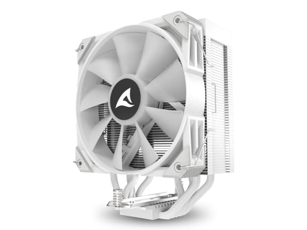 Sharkoon A50 RGB, Luftkjøler, 12 cm, 500 RPM, 1800 RPM, 121,55 m³/t, Hvit