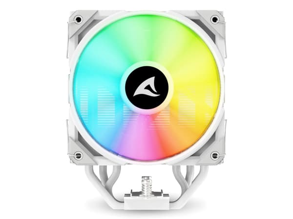 Sharkoon A50 RGB, Luftkjøler, 12 cm, 500 RPM, 1800 RPM, 121,55 m³/t, Hvit