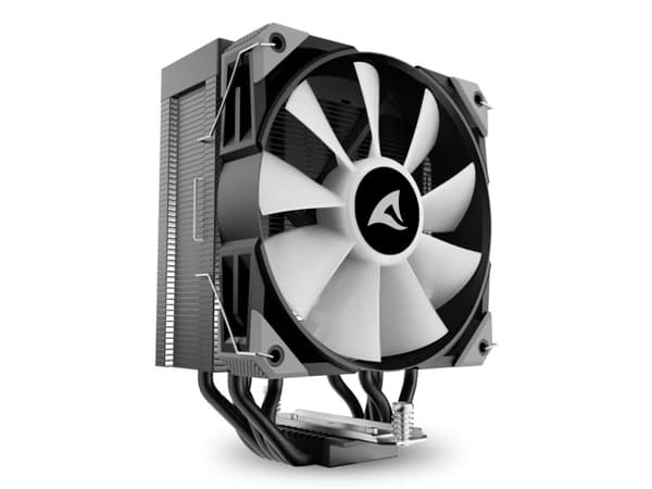 Sharkoon A50 RGB, Luftkjøler, 12 cm, 500 RPM, 1800 RPM, 121,55 m³/t, Sort