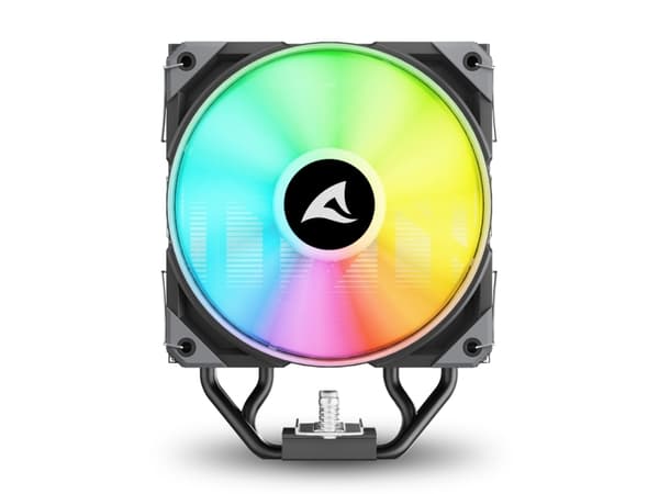 Sharkoon A40 RGB, Luftkjøler, 12 cm, 500 RPM, 1800 RPM, 121,55 m³/t, Sort