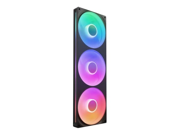 NZXT F420RGB Core (single frame 420mm fan) - Black - Chassi fläkt - 420mm - Svart med RGB LED - 34 dBA