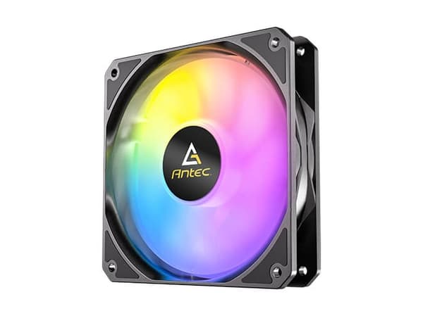 Antec P12R PWM ARGB, Vifte, 12 cm, Sort
