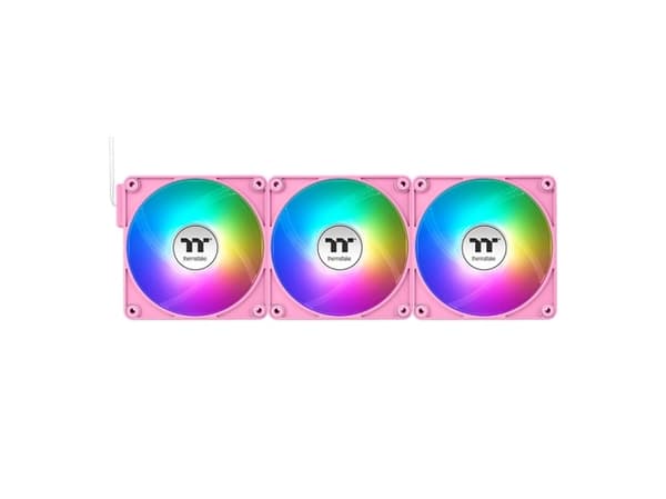 Thermaltake CT120 EX Reverse ARGB Sync Pink 3-pack chassifläkt