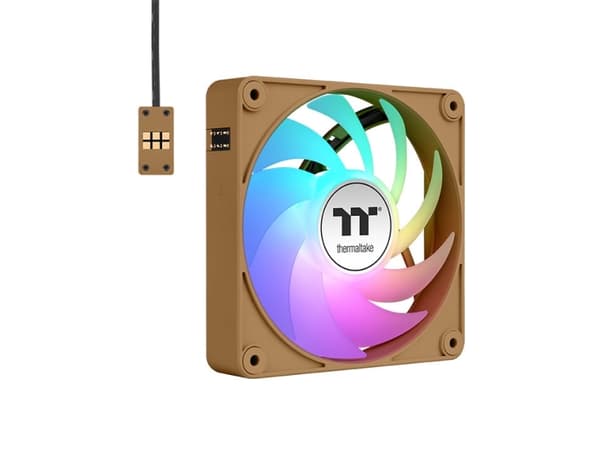 Thermaltake CT120 EX ARGB Sync PC Cooling Fan Gravel Sand hellbraun 3er-Pack 120 (CL-F216-PL12GS-A)