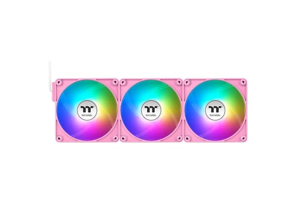 Thermaltake CT120 EX ARGB Sync PC Cooling Fan Pink pink 3er-Pack 120 mm (CL-F219-PL12PK-A)