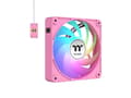 Miniatyrbilde 1 av 5: Thermaltake CT120 EX ARGB Sync PC Cooling Fan Pink pink 3er-Pack 120 mm (CL-F219-PL12PK-A)