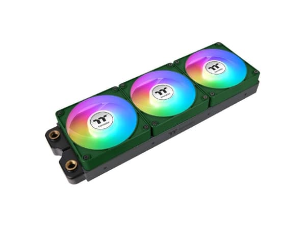 Thermaltake CT120 EX ARGB, Luftkylare, 12 cm, 500 rpm, 2000 rpm, Grön