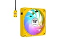 Miniatyrbilde 1 av 5: Thermaltake CT140 EX ARGB Sync PC Cooling Fan Bumblebee gelb 3er-Pack 140 mm (CL-F217-PL14BB-A)