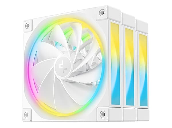 DeepCool FL12R WH-3 IN 1, Vifte, 12 cm, 500 RPM, 2150 RPM, 93,45 m³/t, Hvit Hvit
