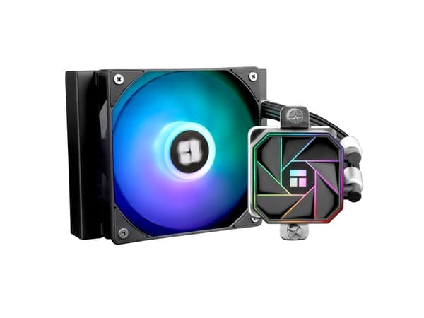 Thermalright Aqua Elite 120 V3, Væskekjølesett, 12 cm, 3300 RPM, Sort Sort