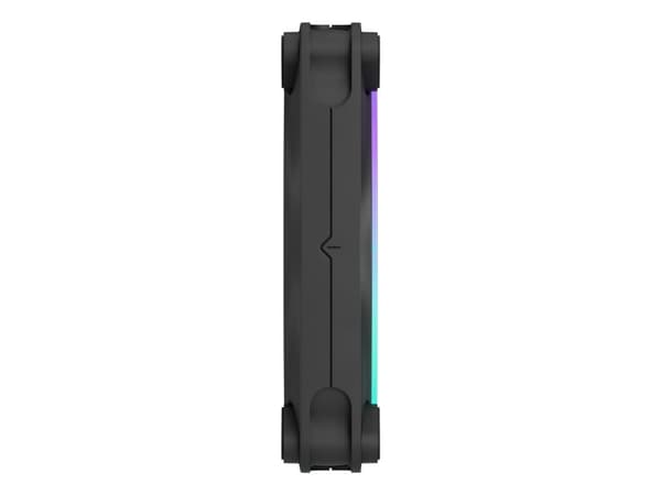 Fractal D. Momentum 12 RGB Black (svart, 120 mm)