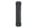 Miniatyrbilde 3 av 5: Fractal D. Momentum 12 RGB Black (svart, 120 mm)