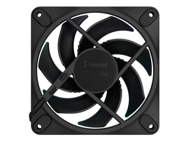 Fractal D. Momentum 12 RGB Black (svart, 120 mm)