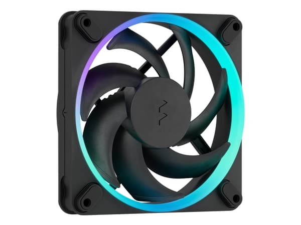 Fractal D. Momentum 12 RGB Black (svart, 120 mm) Sort
