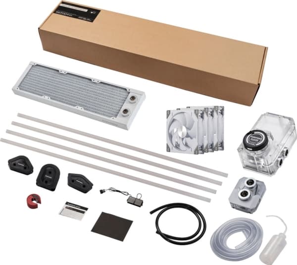 PHANTEKS Glacier EZ-Fit 360 D30-KIT, Water Cooling Set - white
