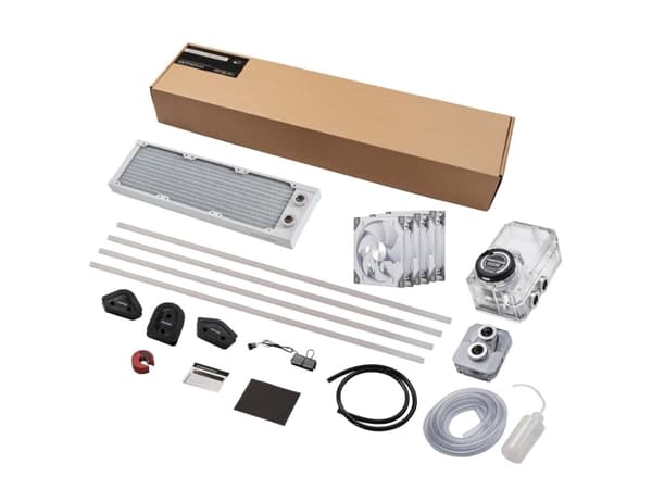 PHANTEKS Glacier EZ-Fit 360 D30-KIT, Water Cooling Set - white