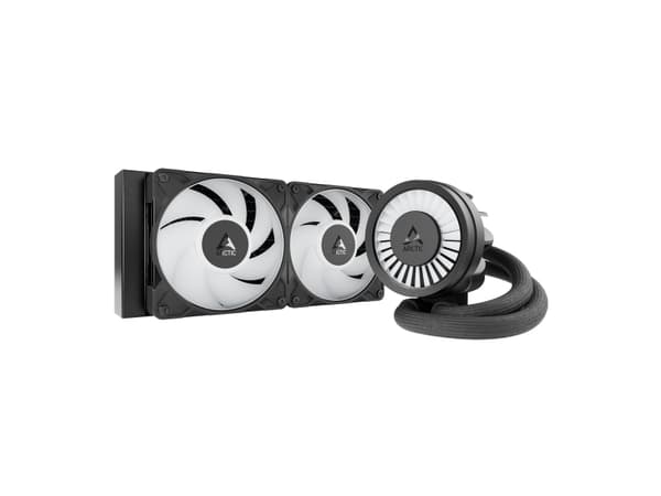 ARCTIC Liquid Freezer III Pro 240 A-RGB, allt-i-ett vätskekylare, 12 cm, 131 m³/h, svart, vit Svart, Vit