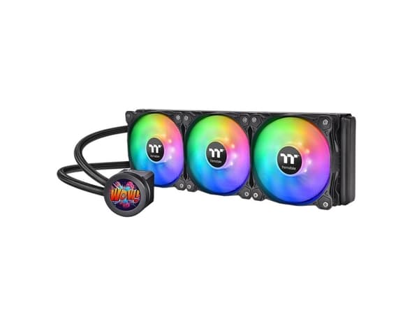Thermaltake Floe Ultra 360 RGB, Allt-i-ett vätskekylare, 12 cm, 500 RPM, 2000 RPM, 34,1 dB, 76,98 cfm Svart