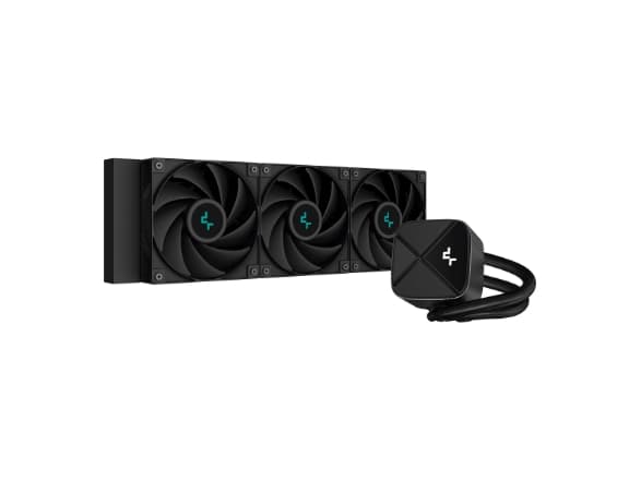 DeepCool LS720S Zero Dark, Allt-i-ett vätskekylare, 12 cm, Svart Svart